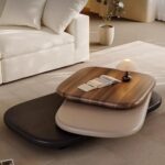 Gaoliang Coffee Table Wood Rotate (KF14)