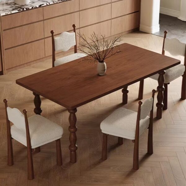 Gaoliang Dining Table Vintage Carved Legs OEM/ODM(CZ25)