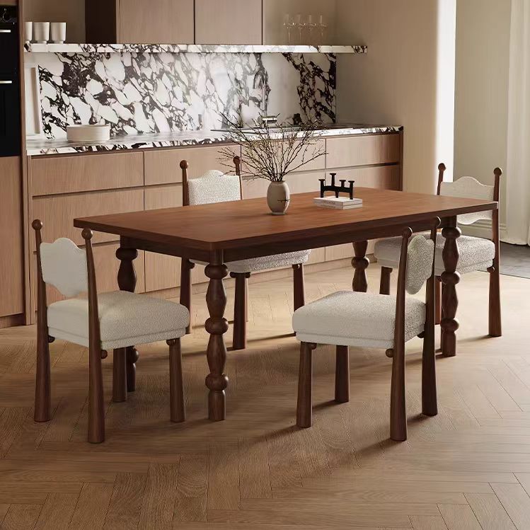 Gaoliang Dining Table Vintage Carved Legs OEM/ODM(CZ25)