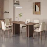 Gaoliang Dining Table Set Wooden Vintage Farmhouse OEM/ODM(CZ29)