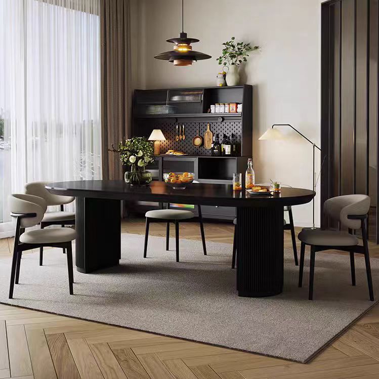 Gaoliang Dining Table Modern Italian Black OEM/ODM(CZ33)