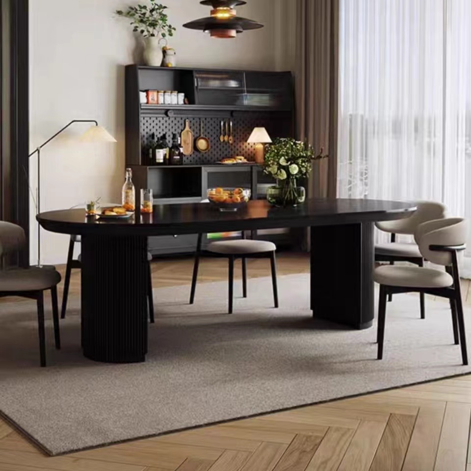 Gaoliang Dining Table Modern Italian Black OEM/ODM(CZ33)