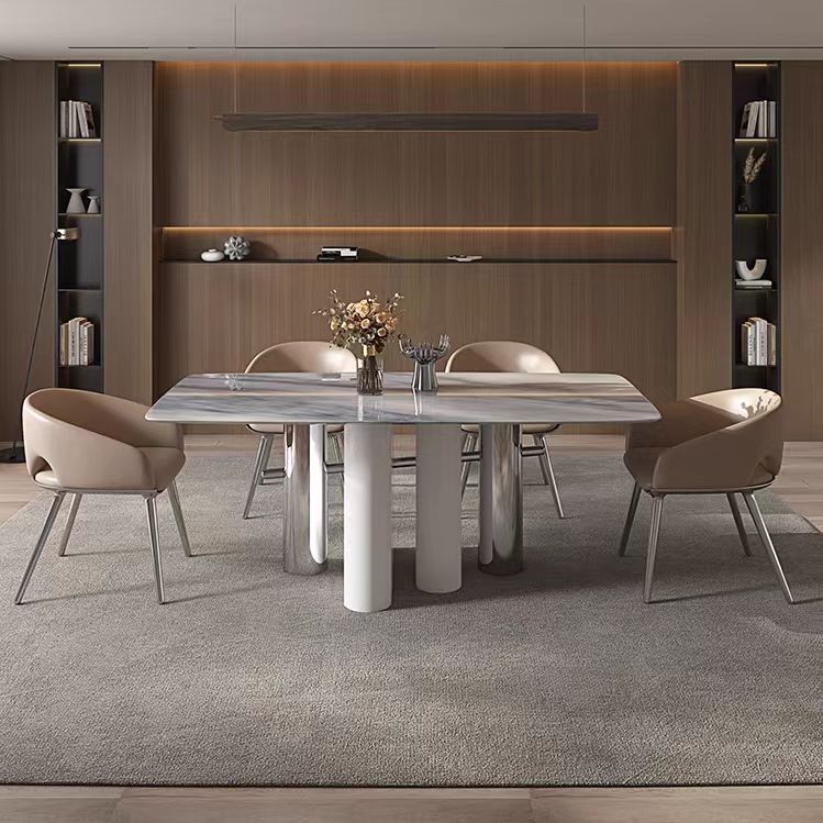 Gaoliang Dining Room Table Set Marble Top OEM/ODM (CZ67)