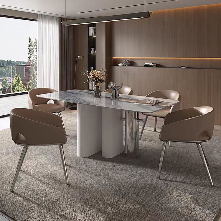 Gaoliang Dining Room Table Set Marble Top OEM/ODM (CZ67)