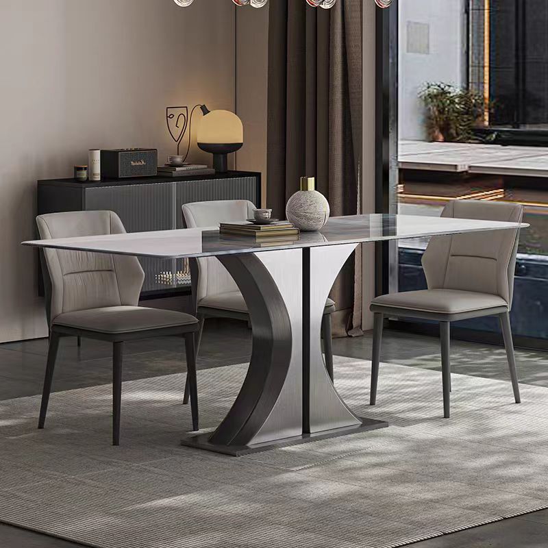 Dining Table Marble Stone Top Modern square OEM/ODM(CZ107)