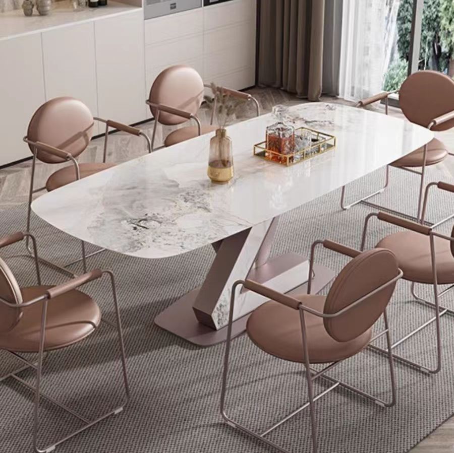 Dining Table Modern Luxury LV Shape OEM/ODM(CZ108)