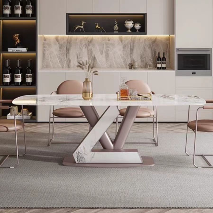 Dining Table Modern Luxury LV Shape OEM/ODM(CZ108)