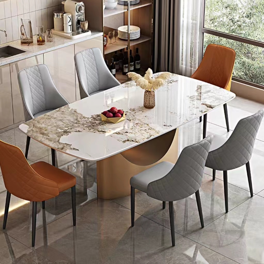 Dining Table Modern Luxury Bright Stone OEM/ODM(CZ112)