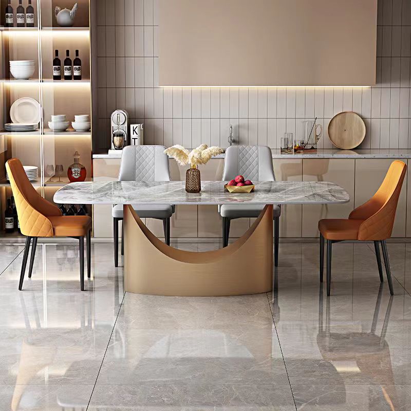 Dining Table Modern Luxury Bright Stone OEM/ODM(CZ112)