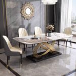 ining Table Modern Luxury Marble Stone OEM/ODM(CZ113)
