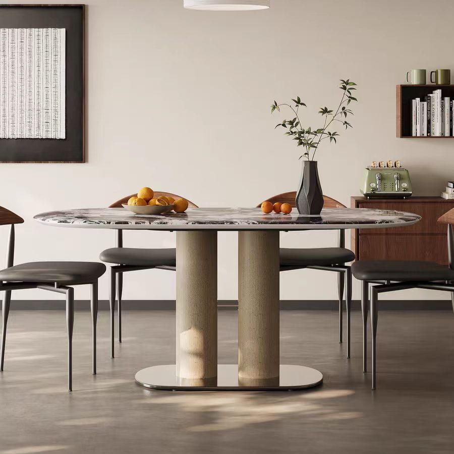 Gaoliang Dining Room Table Luxury Marble Top OEM/ODM(CZ14)