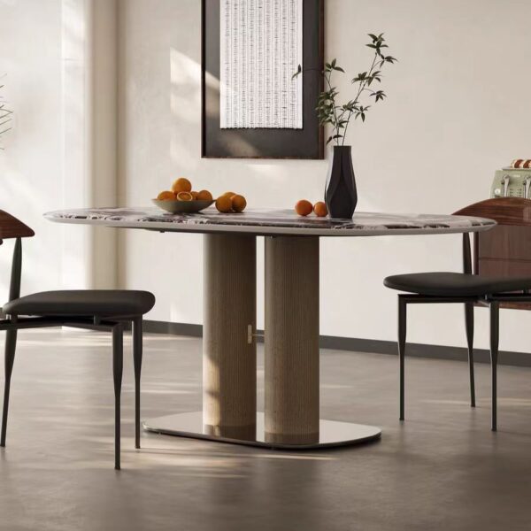 Gaoliang Dining Room Table Luxury Marble Top OEM/ODM(CZ14)
