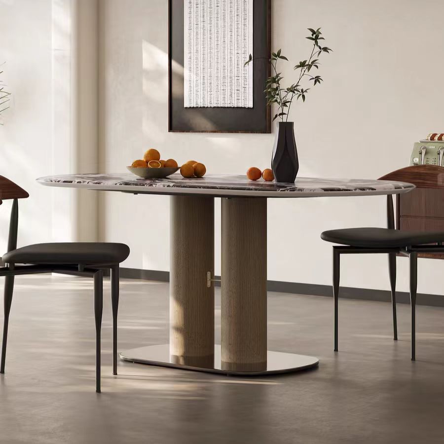 Gaoliang Dining Room Table Luxury Marble Top OEM/ODM(CZ14)
