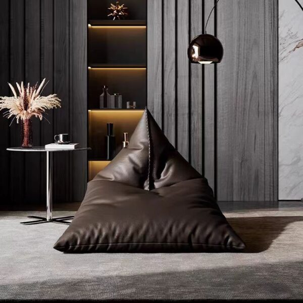 Gaoliang Single Sofa Chair Leather Triangle Bean Bag OEM/ODM (DY183)