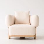 Gaoliang Accent Chair Nordic Cream Single Seat Sofa Chair OEM/ODM (DY54)