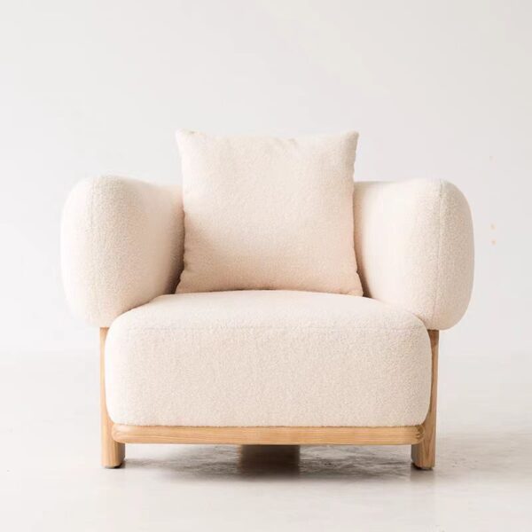 Gaoliang Accent Chair Nordic Cream Single Seat Sofa Chair OEM/ODM (DY54)