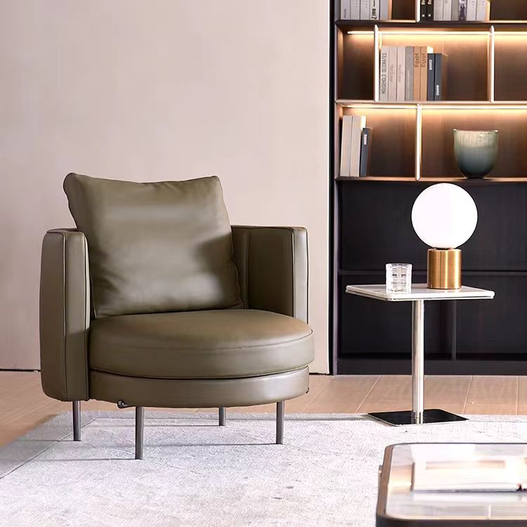 Gaoliang Accent Chair Italian Modern leather Single Seat Sofa Chair OEM/ODM (DY66)