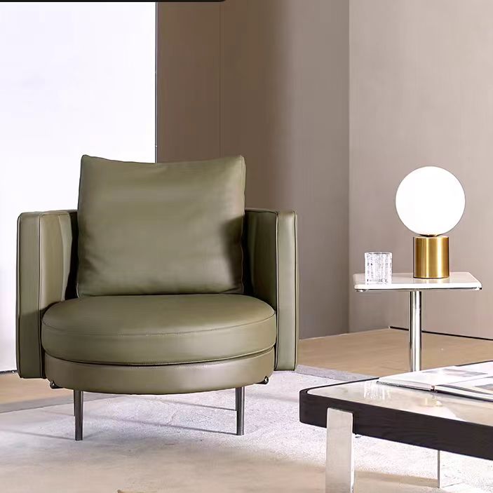 Gaoliang Accent Chair Italian Modern leather Single Seat Sofa Chair OEM/ODM (DY66)
