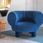 Gaoliang Accent Chair Wabi Sabi Modern Cloth Single Seat Sofa Chair OEM/ODM (DY71)seat sofa chair
