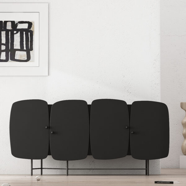 Gaoliang Sideboard Cabinet Storage Black Modern OEM/ODM(GZ08)