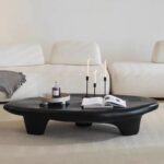 Gaoliang Coffee Table Cobblestone Wabi Sabi Fiberglass (KF07)