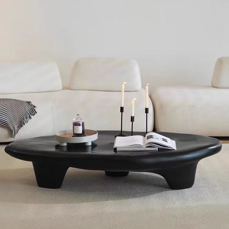 Gaoliang Coffee Table Cobblestone Wabi Sabi Fiberglass (KF07)