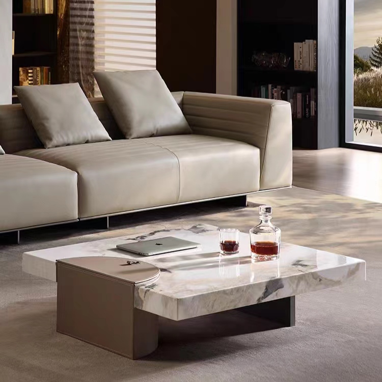 Gaoliang Coffee Table Stone Square (KF08)