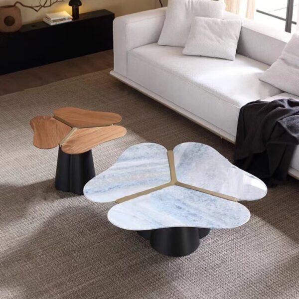 Gaoliang Coffee Table Set Stone Flower (KF12)