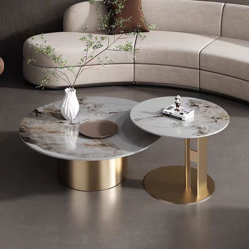 Gaoliang coffee table nesting stone round OEM/ODM(KF145)
