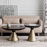 Gaoliang Coffee Table Luxury Tempered Glass (KF151)