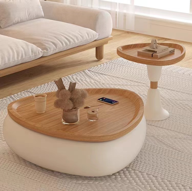 Gaoliang Coffee Table Wooden Fiberglass OEM/ODM(KF152)