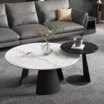 Gaoliang coffee table light luxury nesting round (KF173)
