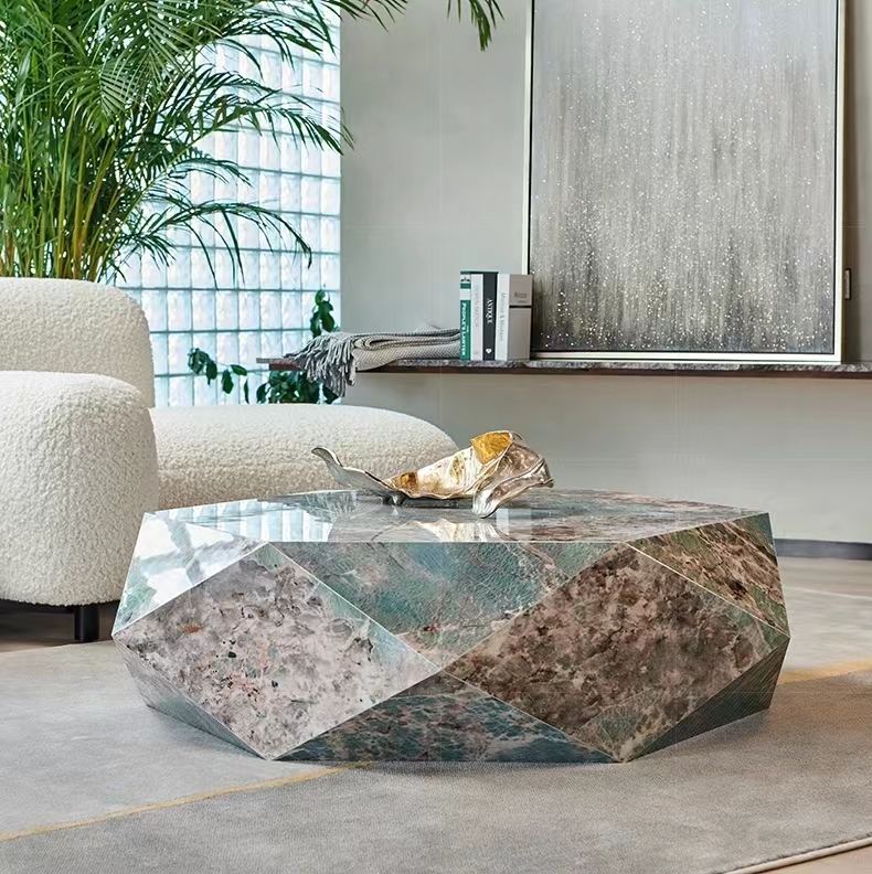 Gaoliang Coffee Table Modern Luxury Marble Stone (KF179)
