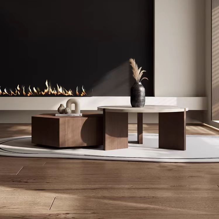 Gaoliang Coffee Table Hexagon Shape Wooden (KF182)