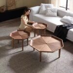 Gaoliang Coffee Table Wooden Round (KF19)