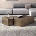 Gaoliang Copper Coffee Table Set Luxury Steel (KF216)