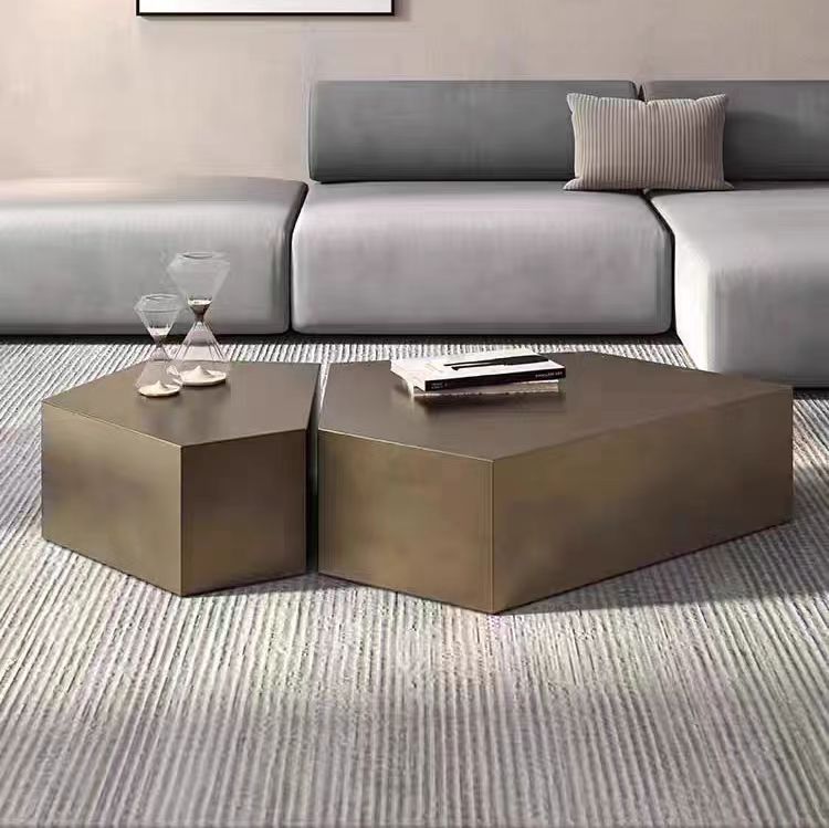 Gaoliang Copper Coffee Table Set Luxury Steel (KF216)