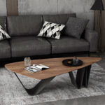 Gaoliang Coffee Table Nordic Walnut Wooden (KF243)