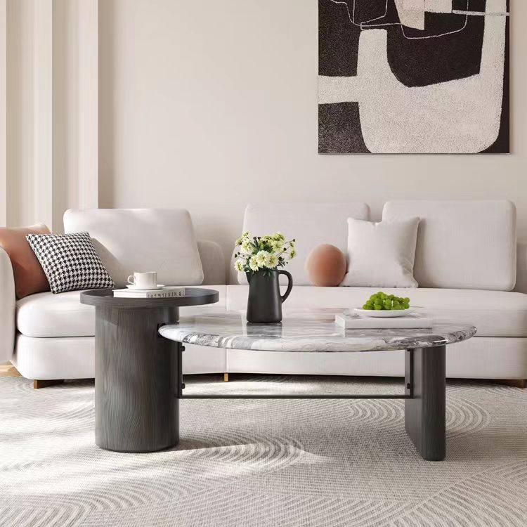 Gaoliang coffee table marble stone nesting OEM/ODM(KF29)