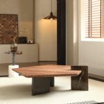 Gaoliang Coffee Table Walnut Wood OEM/ODM (KF43)