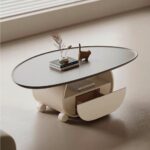 Gaoliang Coffee Table Wooden Irregular With Storage OEM/ODM (KF71)