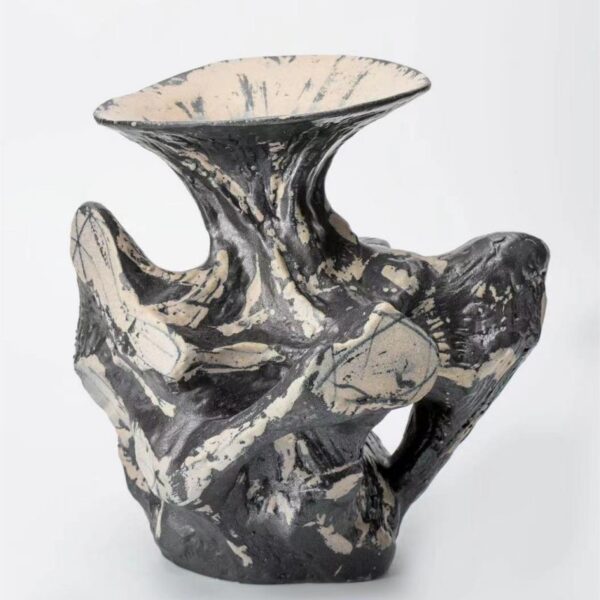 Gaoliang Flower Vases Antique Japanese Pottery Style Home Decor OEM/ODM (CML01)