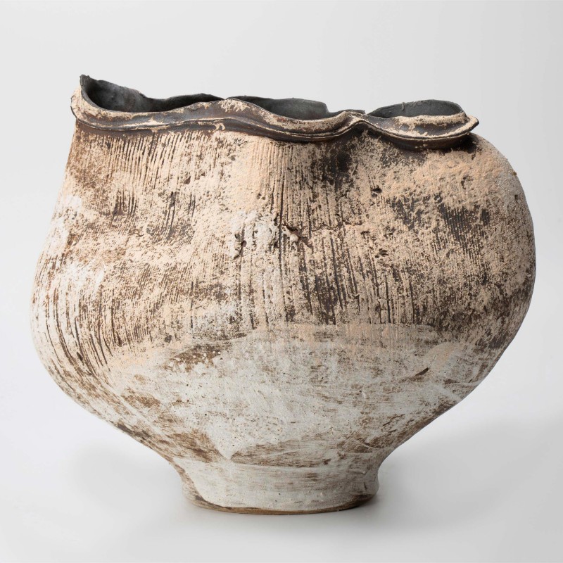 Gaoliang Ceramic Vase Farmhouse Porcelain Homemade Clay OEM/ODM (CML11)