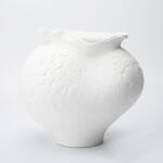 Gaoliang Vase Decor Pure White Handmade Ceramic Vase OEM/ODM (CML29)