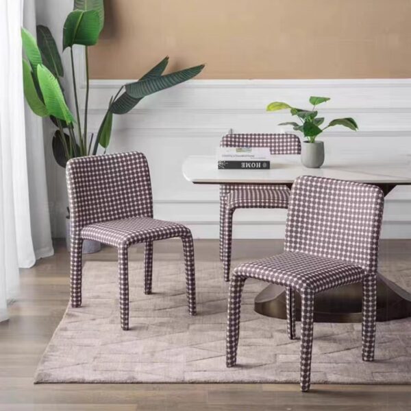 Gaoliang Dining Chair Vintage Style Polka Dots OEM/ODM(YZ151)