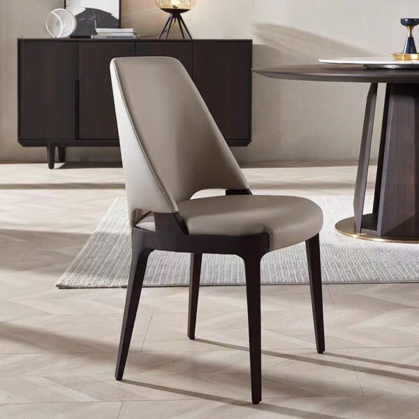 Gaoliang Dining Chair Italian Minimalist Leather (YZ155)