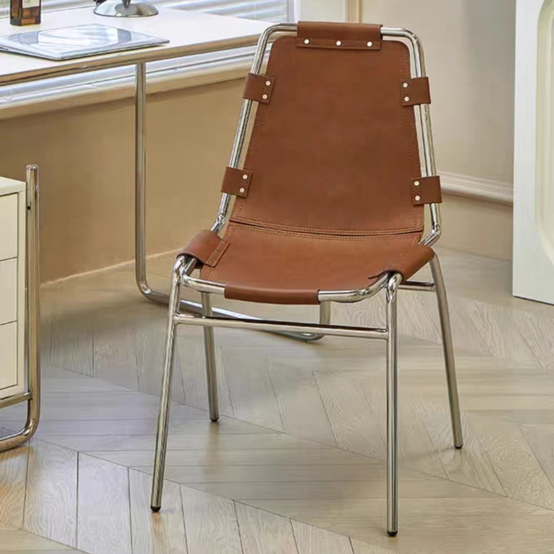 Gaoliang Dining Chair Vintage Leather OEM/ODM(YZ176)