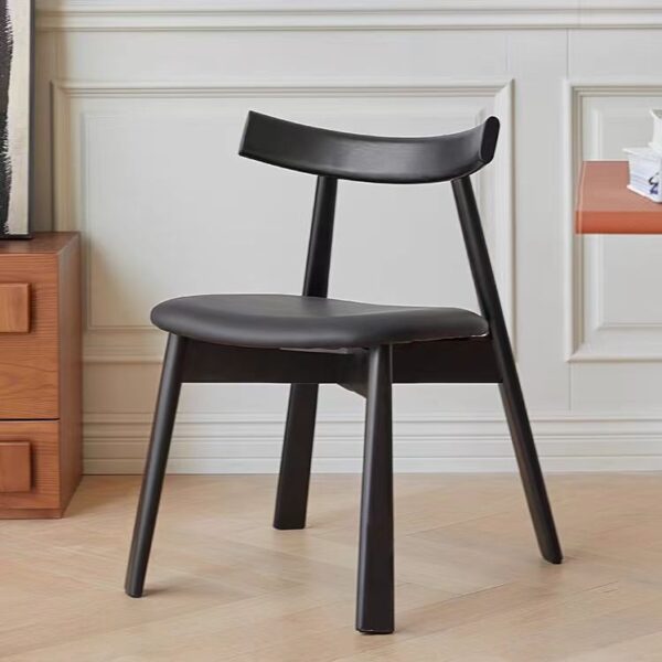 Gaoliang Dining Chair Wooden Curved Backrest OEM/ODM(YZ30)