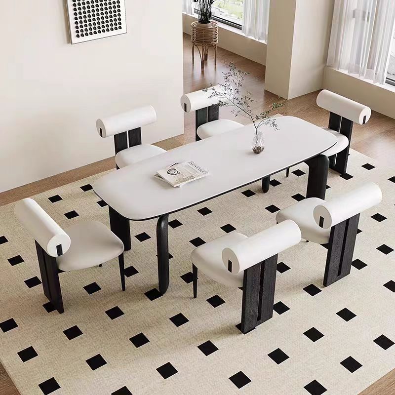 Dining Chair Cylindrical Backrest