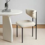 Gaoliang Dining Chair Wide Leather Backrest OEM/ODM(YZ35)